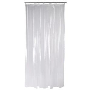 COPY - IIKEA NACKTEN SHOWER CURTAIN CLEAR 71"X7